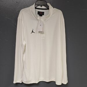 Jordan Men's White Long Sleeve Tee